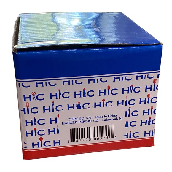 Porcelain Flying Saucer Mortar and Pestle Set White HIC - Picture 4 of 9